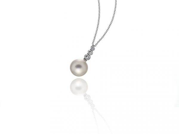 CF01611 - Collana in Oro con Perla ø 12 mm